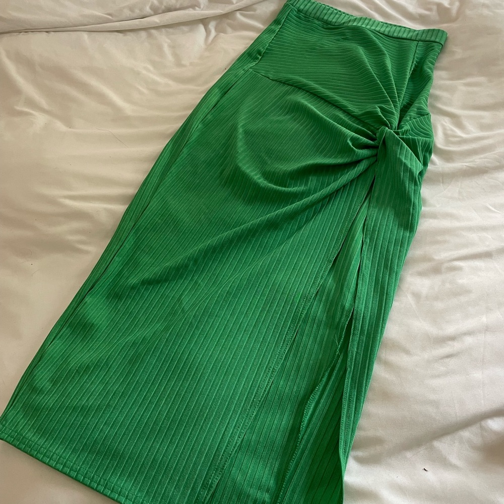 ASOS green skirt